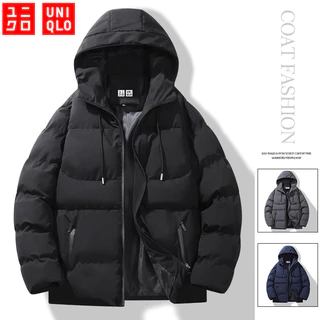 โปรโมชั่น Flash Sale : UNIQLO เสื้อแจ็กเก็ตกันหนาว คลุมด้วยผ้า ทรงหลวม คุณภาพสูง ให้ความอบอุ่น ทนต่อการสึกหรอ ชาย ไซซ์ M-4XL