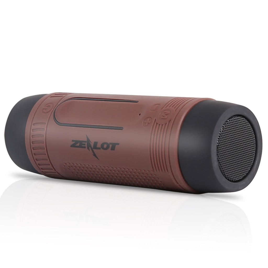 Zealot S1 ลําโพง BT กลางแจ้งกล่องเสียงแบบพกพา IPX5 ไฟฉาย LED กันน้ํา ...
