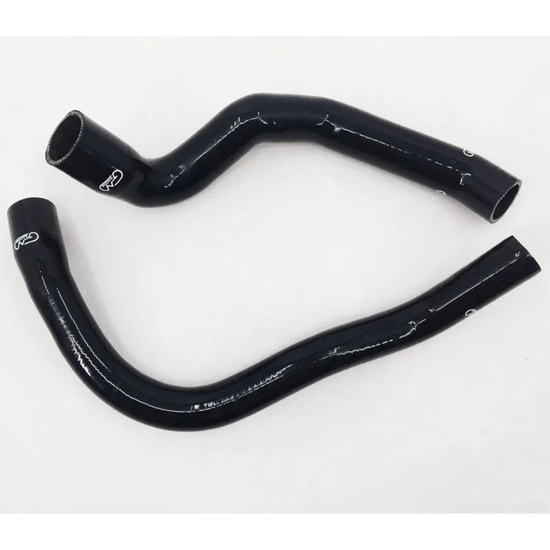 2-Piece Red Silicone Radiator Hose Kit For 1991-2001 Jeep Cherokee XJ With 4.0L I6