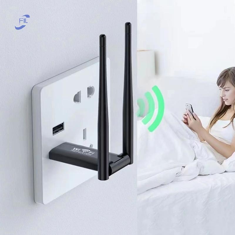 FIL 300Mbps 2.4G USB Wireless WiFi Repeater Extender Router WiFi ...
