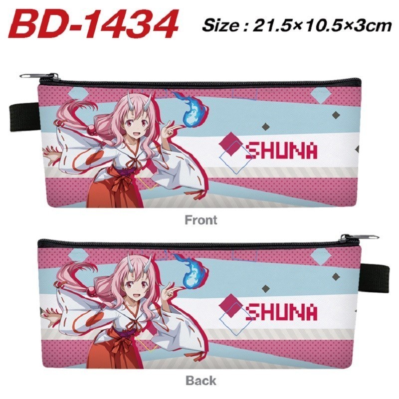 Rimuru Tempest Benimaru สี PU หนังการ์ตูนนักเรียนกล่องดินสอเด็ก Mini ...