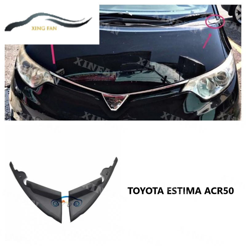(อะไหล่)TOYOTA Estima ACR50 SIDE WINDSCREEN GRIILLE cover 2006 2007 ...