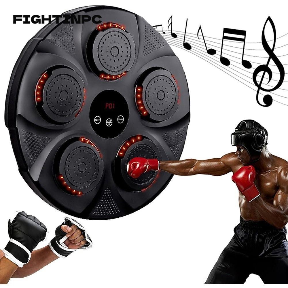 FIGHTINPC เพลงมวย|บลูทูธ PU+PE Fight Reaction Training Boxing Pad ...