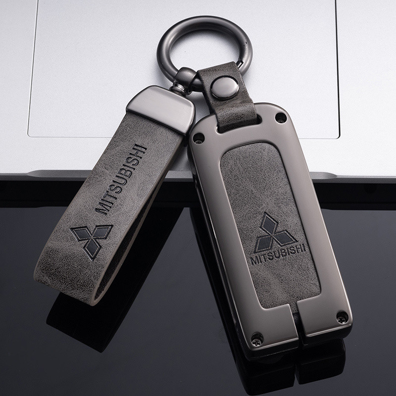 chiave fob custodia in pelle mitsubishi all'ingrosso per differenziare