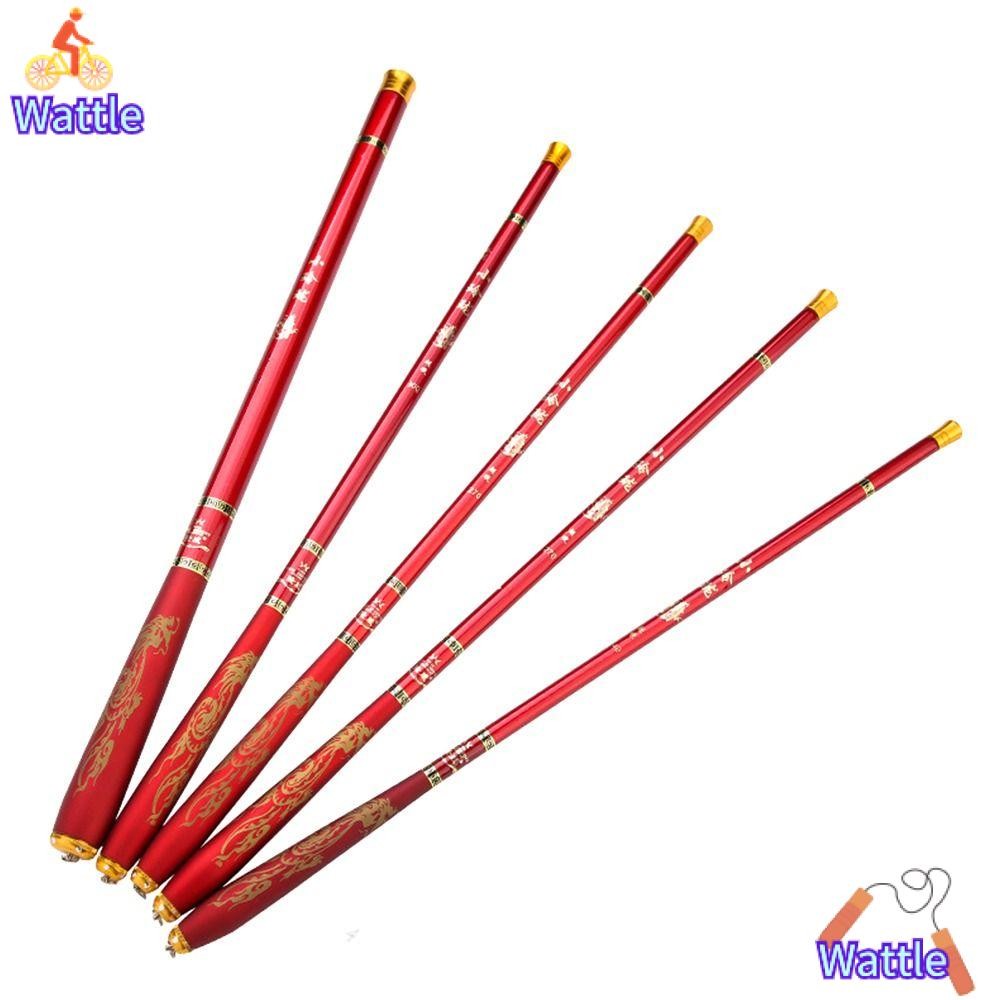 WATTLE Telescopic Fishing Rod เดินทางแบบพกพา Ultralight Carp Feeder ...