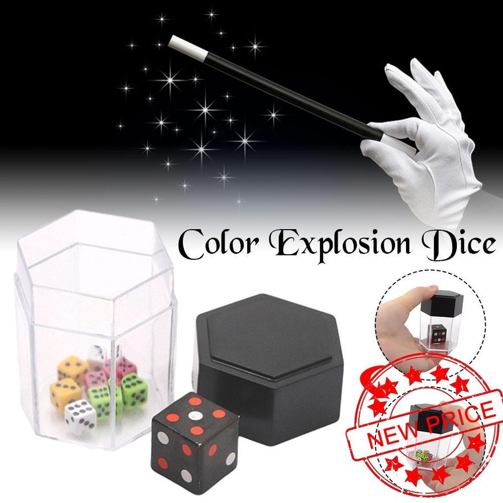 ระเบิดลูกเต๋าระเบิด Easy Magic Tricks สําหรับเด็ก Magic Prop ความแปลก ...