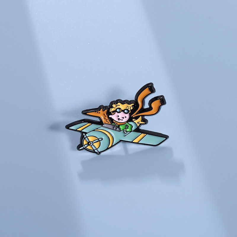 Little Prince Fox Pins การ์ตูนอะนิเมะตัวอักษรเข็มกลัดโลหะ Pin ป้าย ...