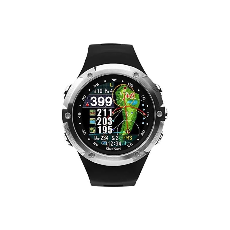 Shot Navi W1 Evolve Golf GPS Watch with Full Course Display