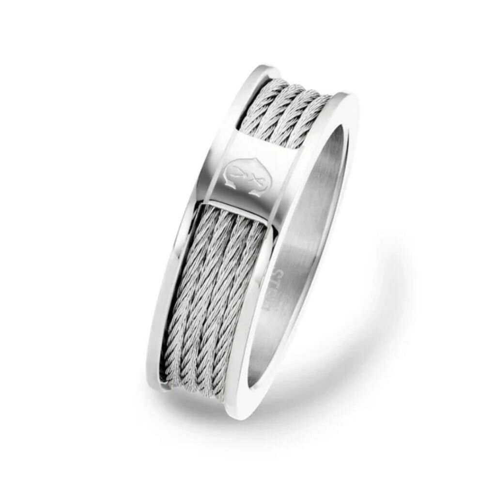 มี E-tax CHARRIOL RING 02-101-1139-8 Steel - Forever- Steel Cable ...