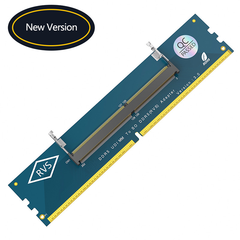 แล็ปท็อปหน่วยความจำ SO-DIMM ไปยังพีซีเดสก์ท็อป DIMM Riser การ์ดอะแดปเต ...
