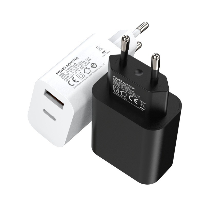 Pd20w Fast Charge Dual-Port มาตรฐานยุโรป CE RoHS Certified Charger ...
