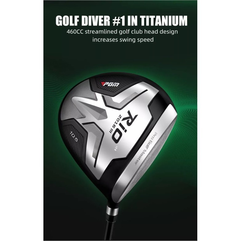 หัวไม้หนึ่ง RIO 2016 III รหัสสินค้า MG040 DRIVER GOLF FOR MEN | Shopee ...