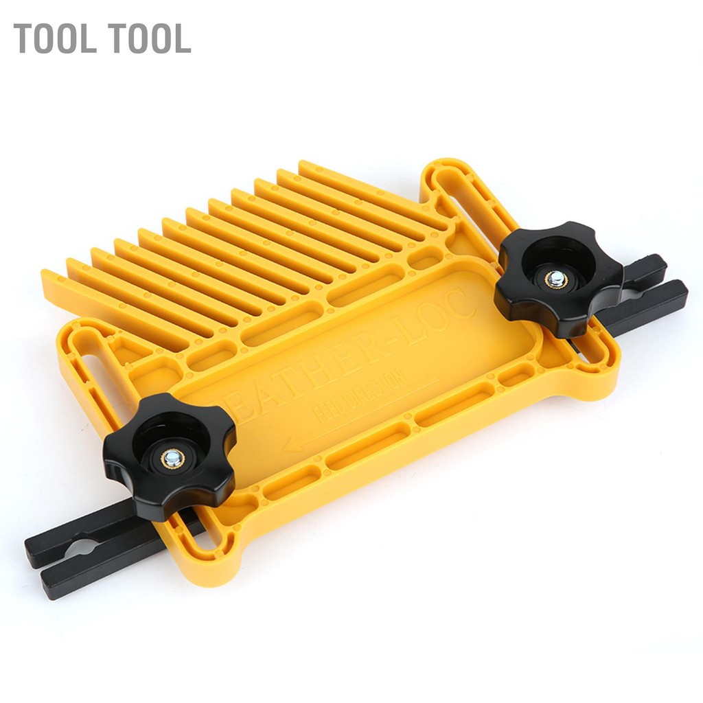 Tool 2 ชิ้นงานไม้ Feather ชุดบอร์ด Router ตารางเลื่อยสีเหลืองช่างไม้ ...