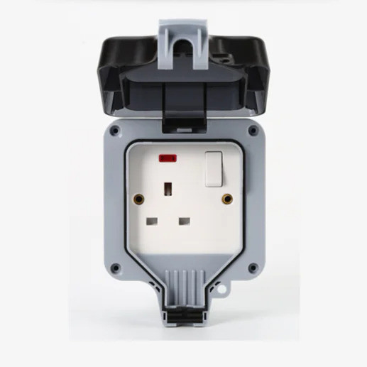 IP66 Outdoor Waterproof Switch Socket Box Outdoor Bathroom Wall ...