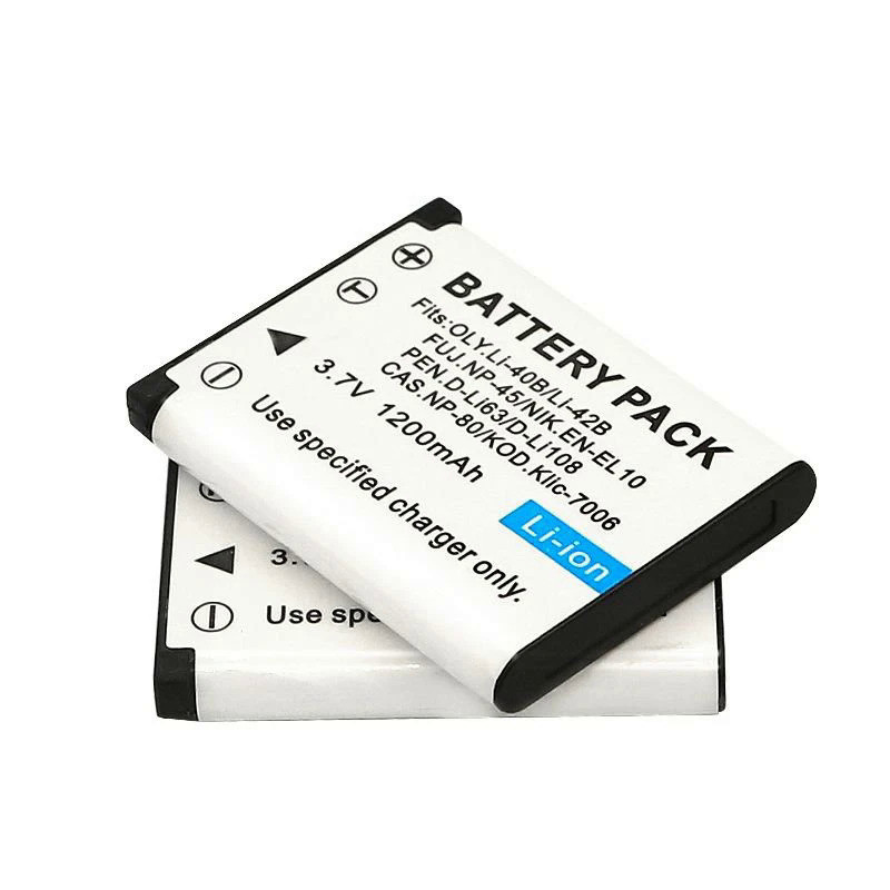 CNP80 Li42B FNP45 ENEL10 K7006 Camera Lithium Battery Pack | Shopee ...