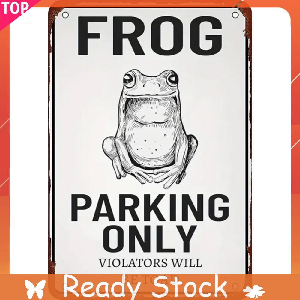 Vintage Metal Frog Tin Sign ภาพวาดเหล็กสี่เหลี่ยม Wall Home Bar ...