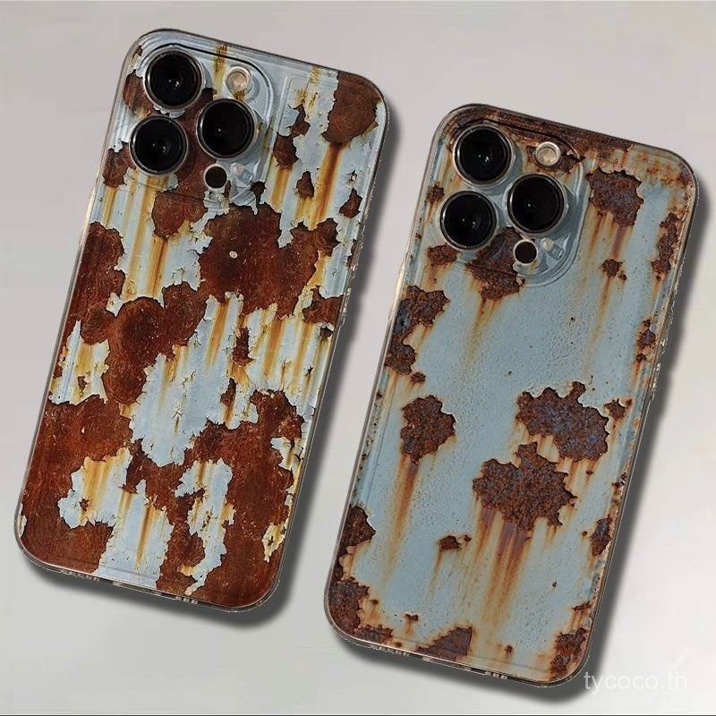 Retro Rust Unique Nicheสไตล์ใหม่Creativeเคสโทรศัพท์เหมาะสําหรับiPhone ...
