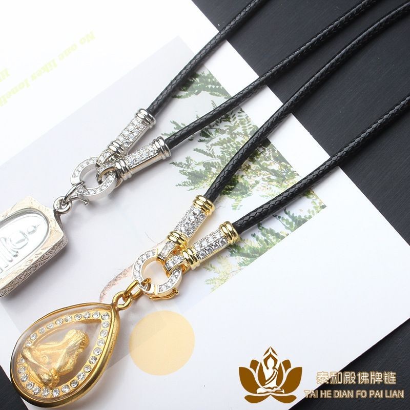 T Thailand Original Amulet เชือก Micro-Inlaid Gold-Plated Quick Release ...