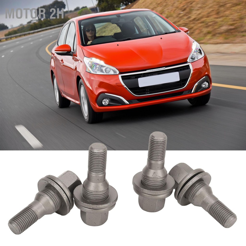 Motor 2H 4 ชิ้น 17 มิลลิเมตร Hex ล้อ Lug Bolts 003549817 ยาง Studs ...