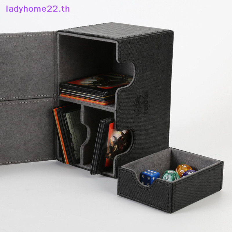 Doullady การ์ด Sleeved Card Storage Box Card Case Magnetic Card Storage ...