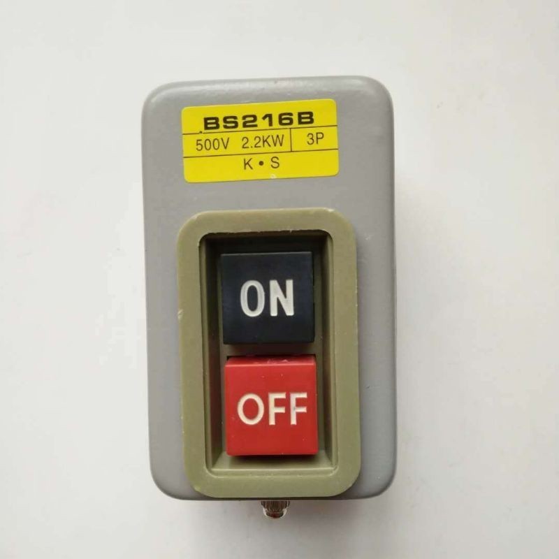 สวิทช์ PushButton เปิด/ปิด 3 เสา 2.2KW BS216B BS230B สําหรับเครื่องมือ ...