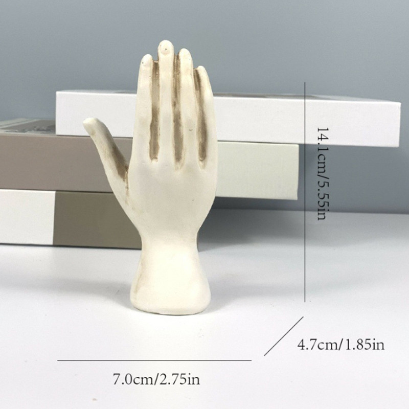 [XZNZV] ตกแต่งฮาโลวีน Psychic Palm Hand Palmistry รูปปั้น Prop Creative ...