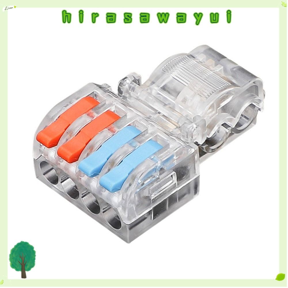 HIRASAWAYUI Quick Terminal Block, Universal Compact Mini Wire Connector ...