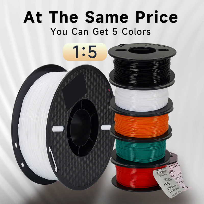 200g TPU Filament 1.75mm 3D Printer Flexible Filament No Bubble 95A ...