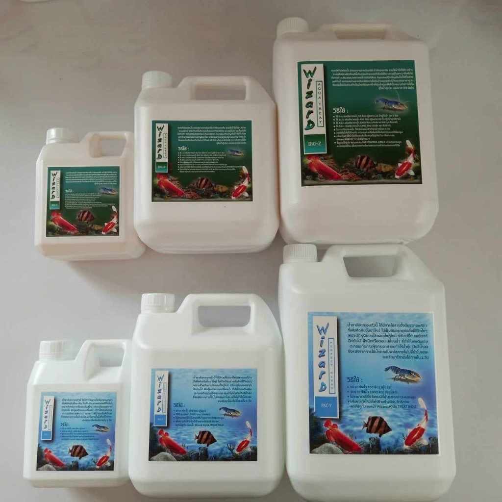 ผลิตภัณฑ์ดูแลคุณภาพน้ำ WIZARD จุลินทรีย์ AQUA TREAT BIO-Z, น้ำยาจับ ...