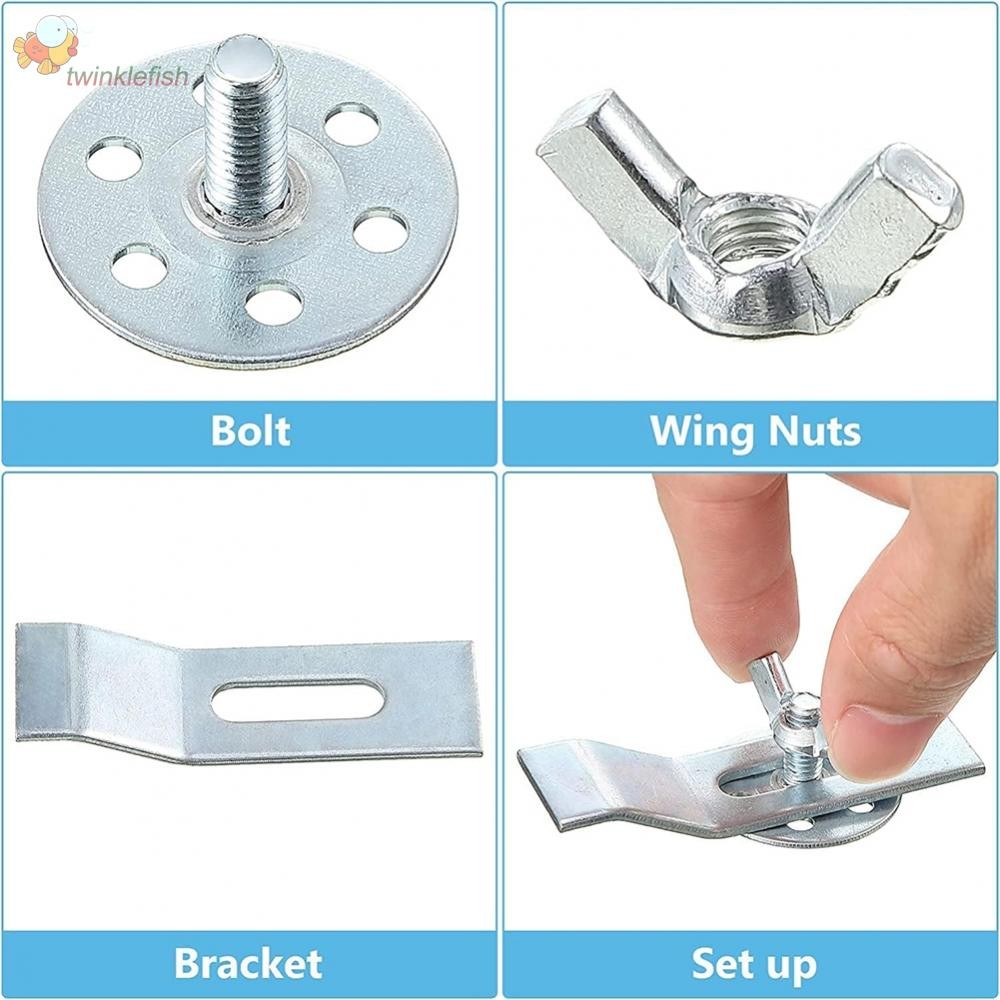 วงเล็บ Heavy Duty Pack Silver Ed Specifications Wing Nut การออกแบบคงที่ ...