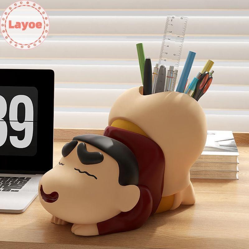 Layoe 1 ชิ้นเดสก์ท็อปเครื่องประดับใหม่ Crayon Shin Chan อะนิเมะผู้ถือ ...