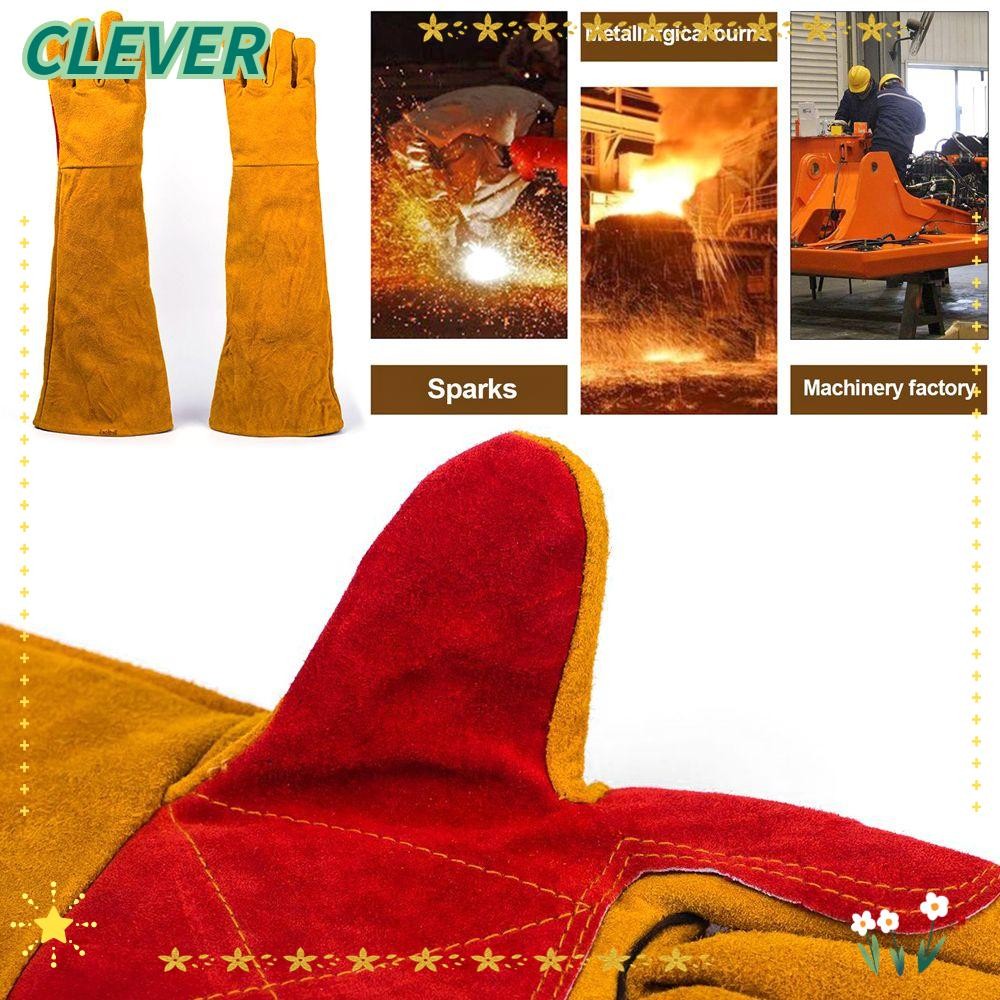 Cleverb ถุงมือเชื่อม ขนาด 60 ซม., ทนไฟ และสารพัดประโยชน์ | Shopee Thailand