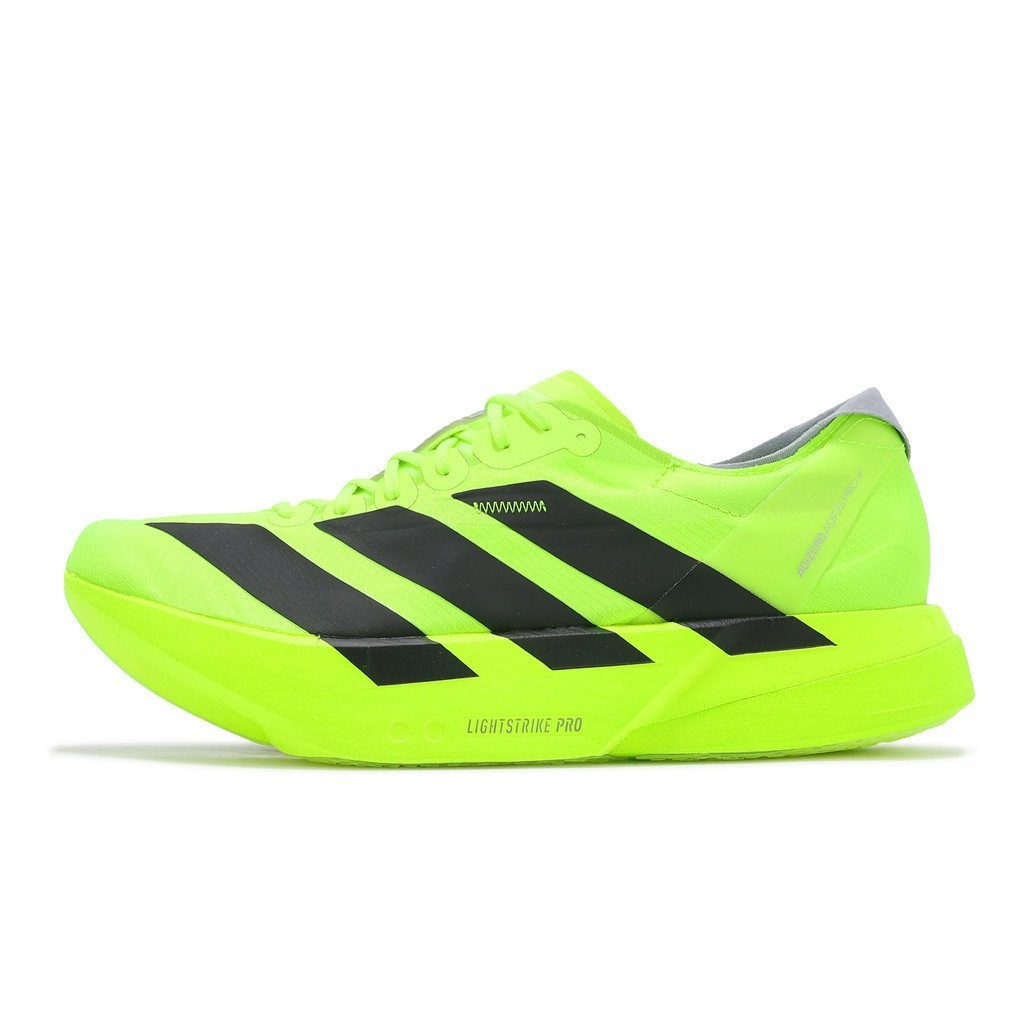 Adidas Racing Running Shoes Adizero Adios Pro 4m Mens Fluorescent Green ...