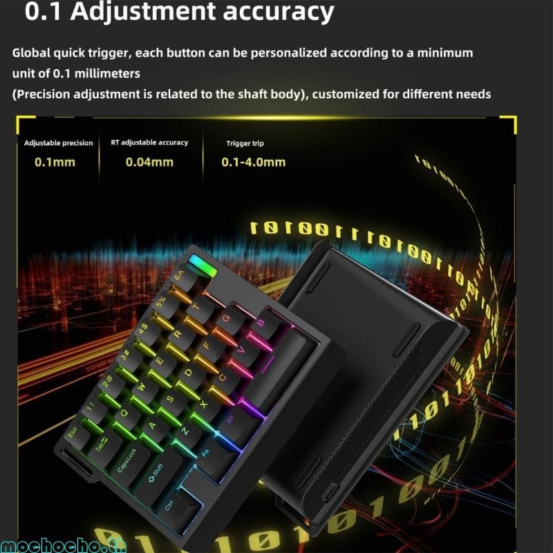 Mochocho Magnetic Switching Gaming Keyboard One Handed LED Hotswap ปรับ ...
