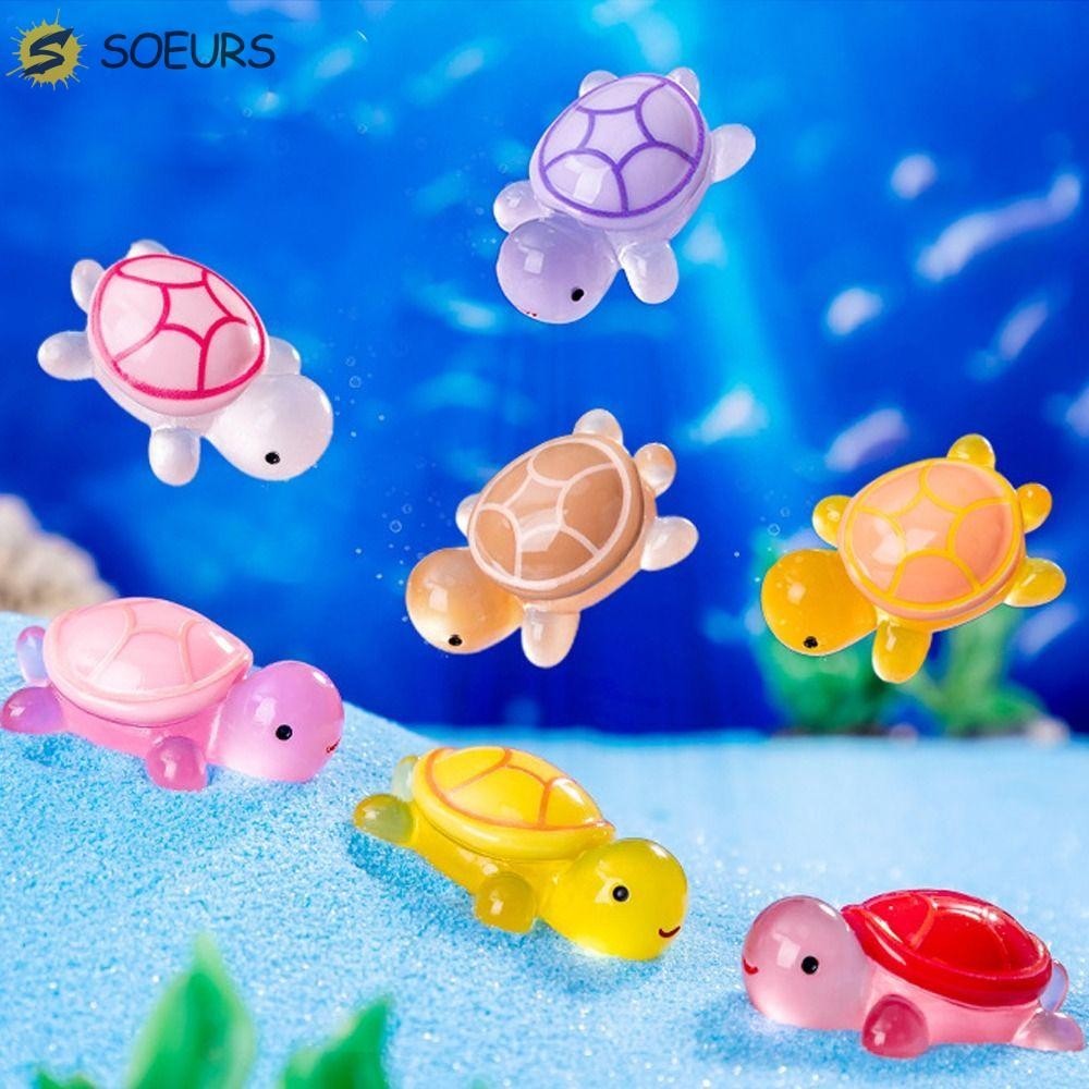 Soeurs Mini Luminous Turtles เครื่องประดับ, การ์ตูนแสงใน Dark Turtle ...