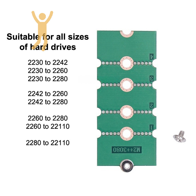 Good M.2 SSD อะแดปเตอร์ 2230/22242/2260 ถึง 2280 Transfer Card ...