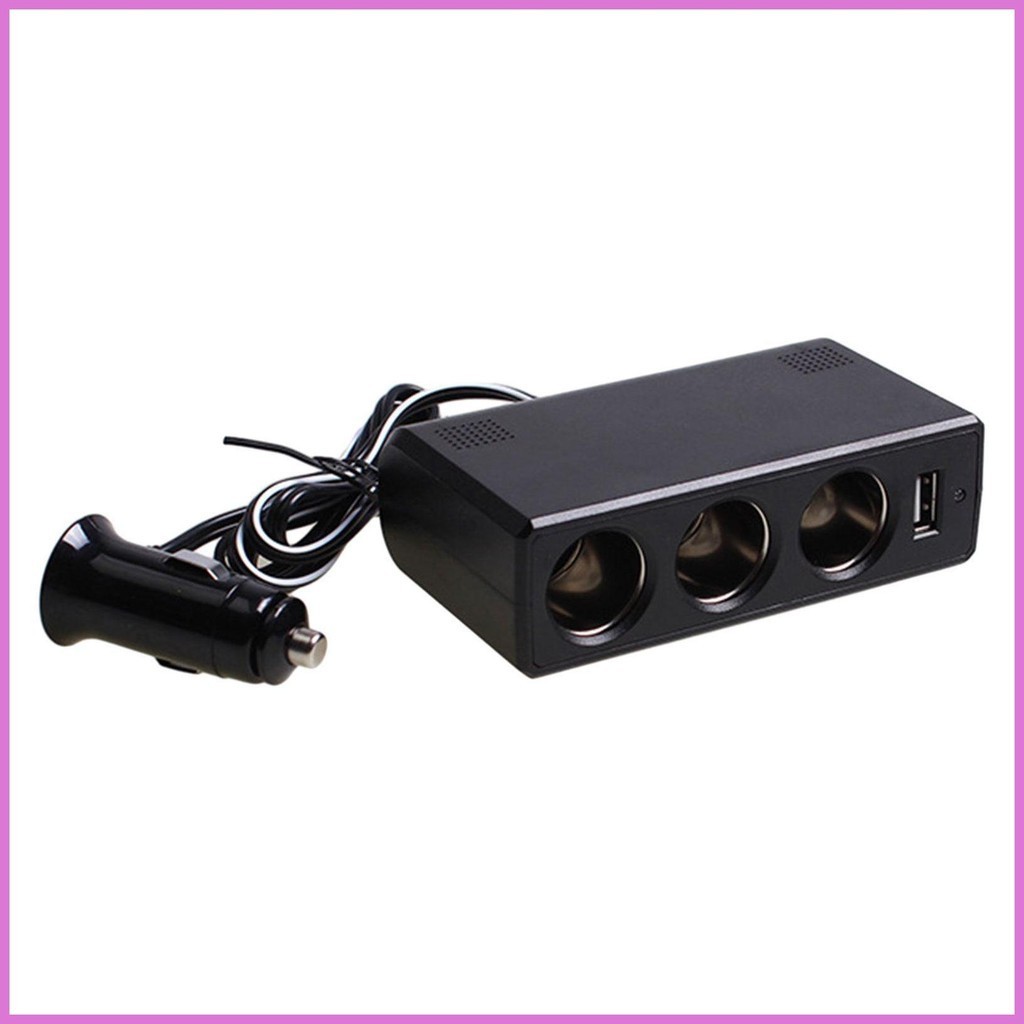 Car Power Splitter 24V ถึง 12V Car Outlet Converters Fast Charging ...