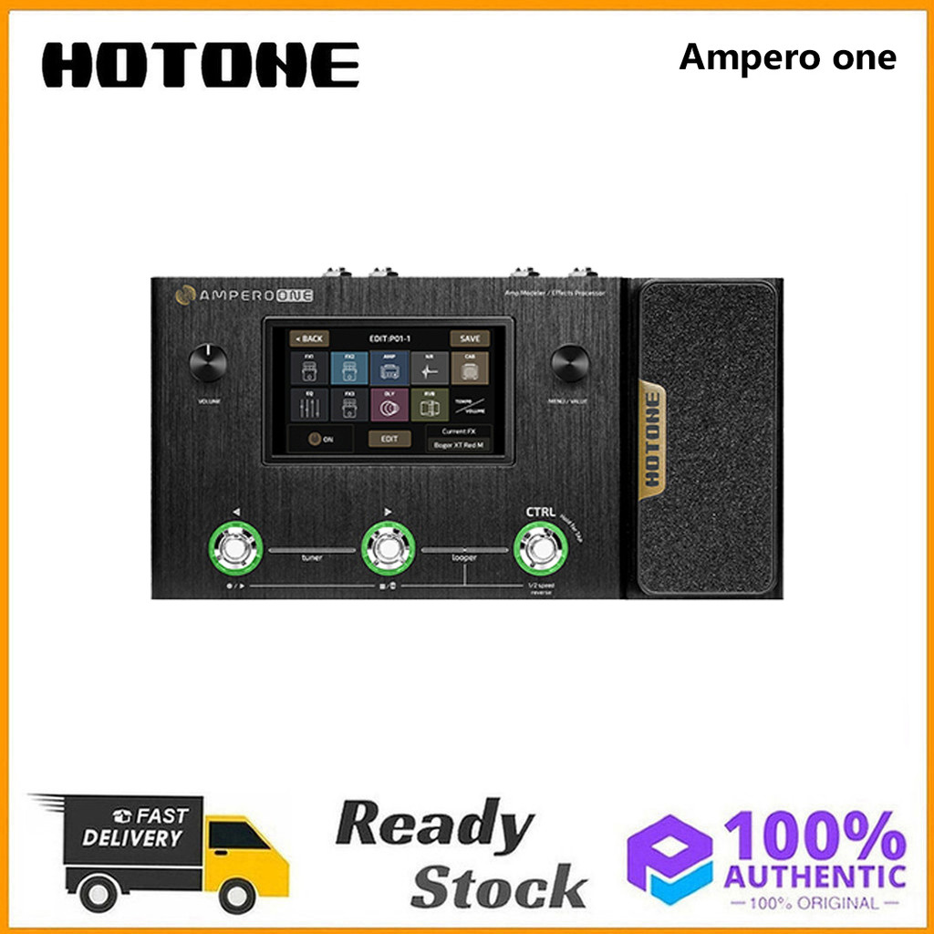 Hotone Ampero One Amp Modeler/Effects โปรเซสเซอร์ Multi-Effects Pedal ...