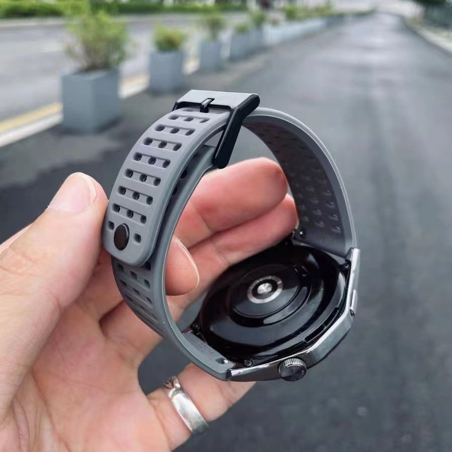 สายรัดซิลิโคนสำหรับ Suunto Race s/ocean/VERTICAL/5 9 Peak Pro 22mm Smart WRIST Bracelet Watch