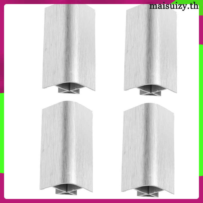 4 ชิ้นมุมตู้กันชนWaistline BaseboardชายแดนกระโปรงGuardเพดานRack ...