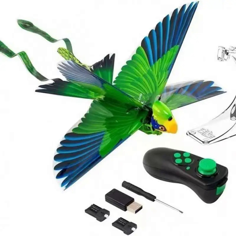 Go Go Bird Remote Control Flying Toy Mini RC Helicopter Drone-Tech Toys ...