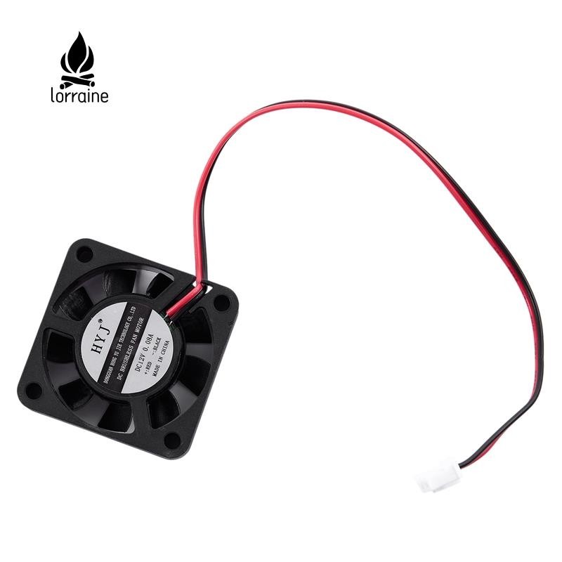 DC 12V 0.1A 2 Pin PC Case CPU Cooler พัดลมระบายความร้อน 40 มม. x 40 มม. ...