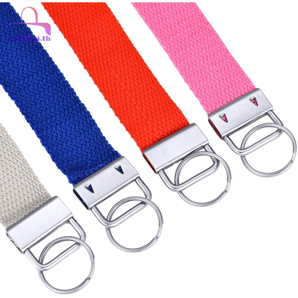 AdaCoi 50 ชิ้น Key Fob ฮาร์ดแวร์ Key Chain Fob Wristlet ฮาร์ดแวร์พร้อม ...