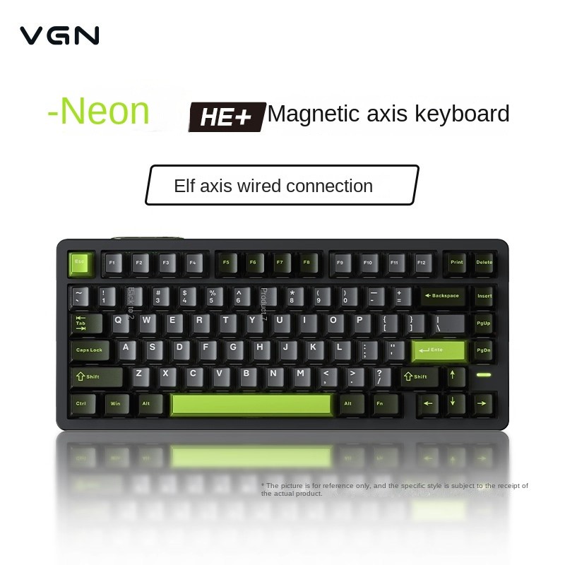 VGN Neon 75 ปะเก็น Hot-swappable RGB 8K คีย์บอร์ดสวิตช์แม่เหล็ก ...