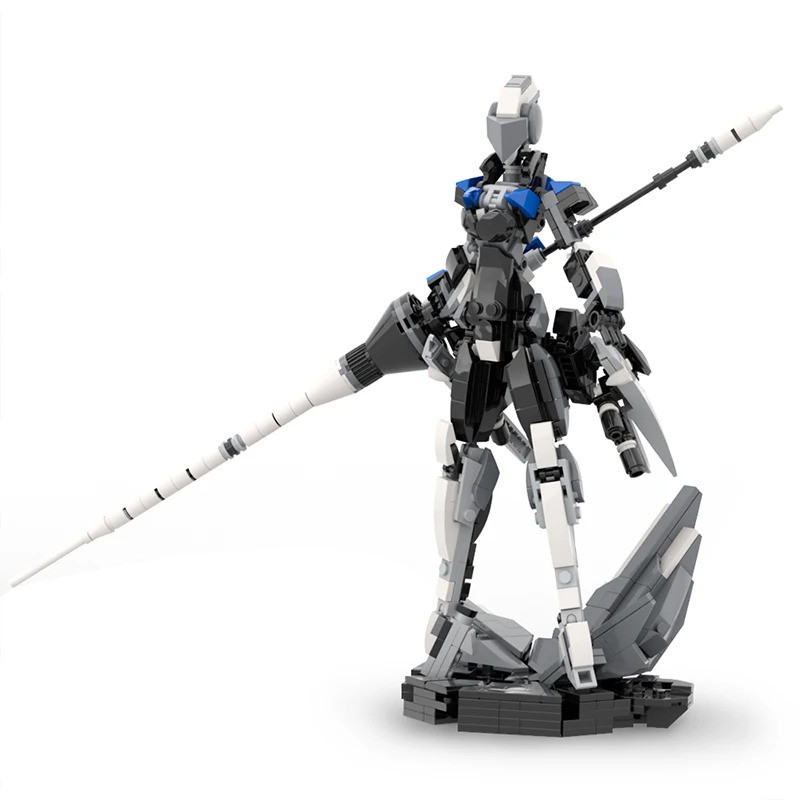 หญิง Lancer หุ่นยนต์ Sci-fi อนาคตหุ้มเกราะ Building Block Valkyrie มือ ...