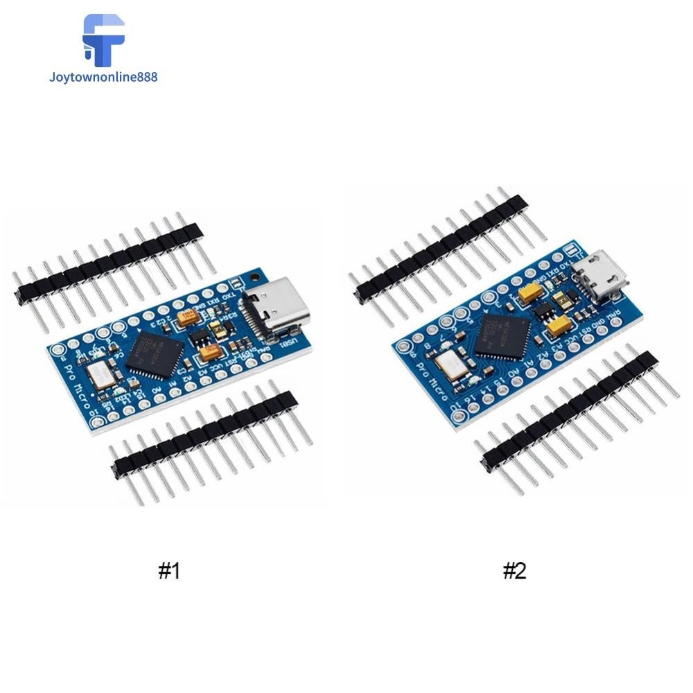 Pro Micro Module พร้อม 2 แถว Pin Header ATmega32U4 5V/16MHz ...