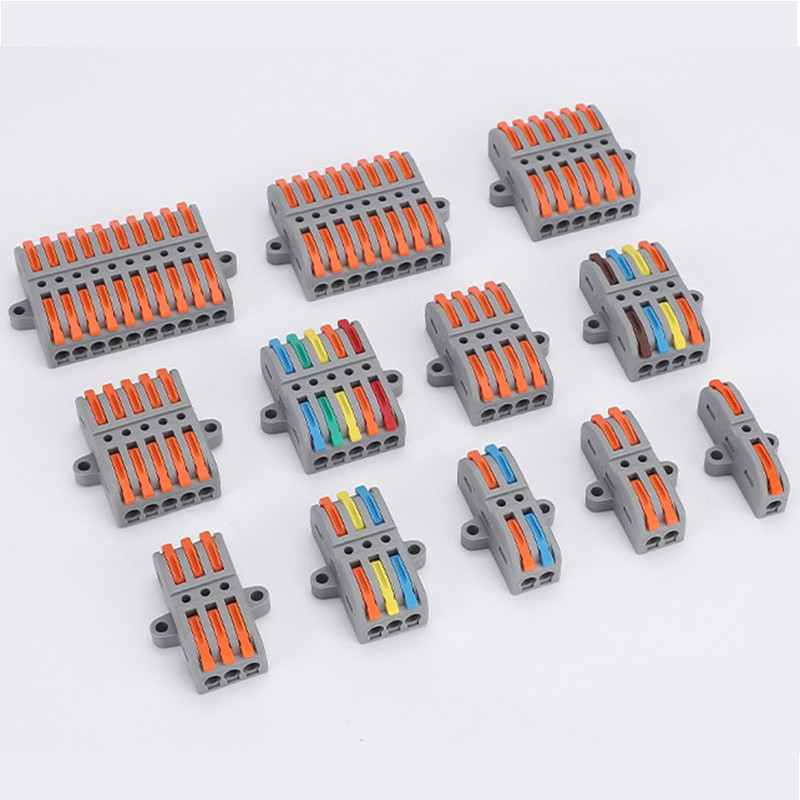 ขั้วต่อสายไฟ Mini Quick Terminal Blocks 2/3/5/6Pin Universal ระดับกลาง ...