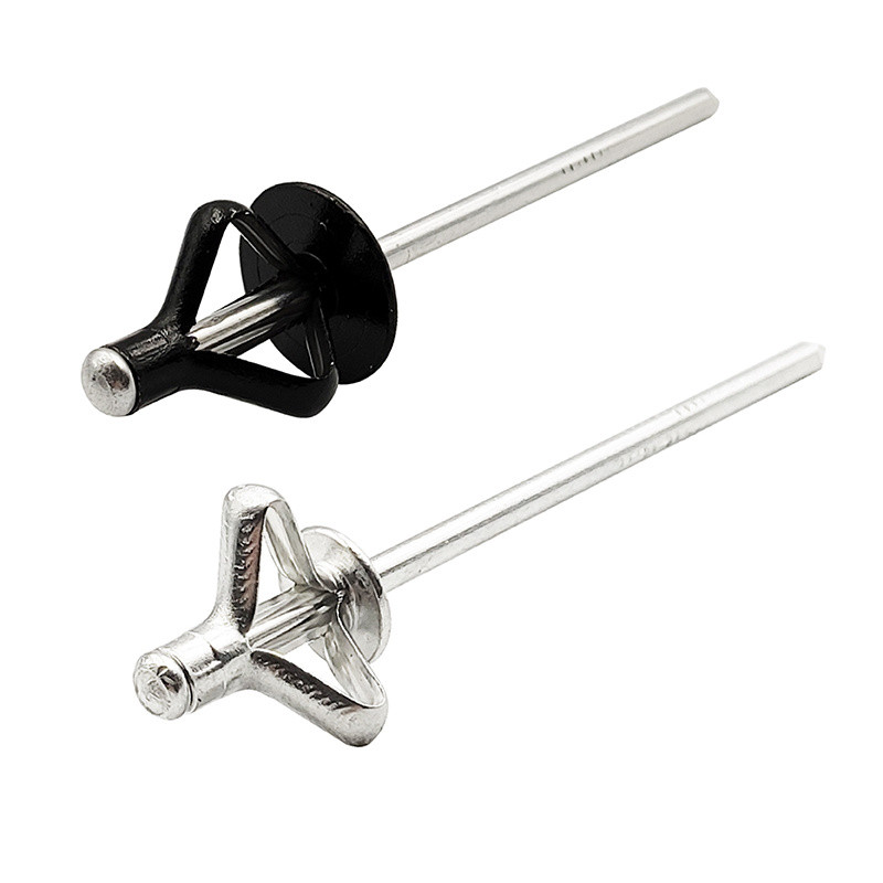 Kinda Core Lantern Rivets แกนดึงสามขากรรไกรหมวกใหญ่สีดำหมุดย้ำกันชนรถ ...