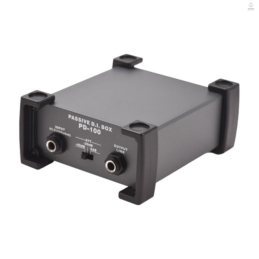 Audio Isolator Di 2 ช่อง Passive Di-Box Unit Hum Passive Di-Box Unit ...