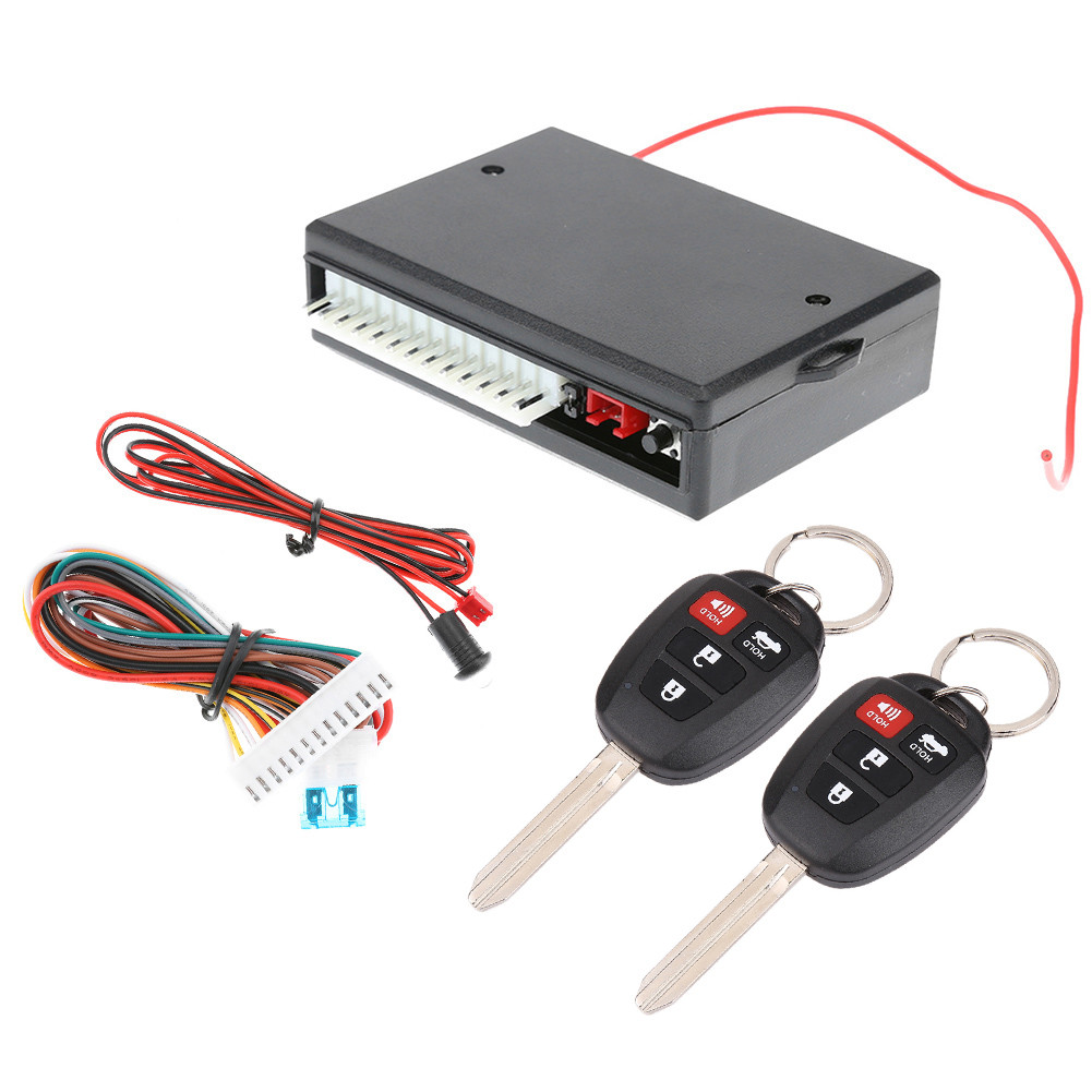 Car Keyless Entry System รีโมทคอนโทรล Alarm Central Locking Kit VH13P ...